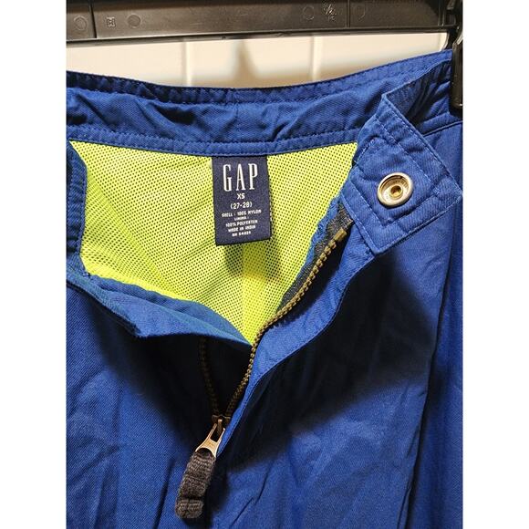 Gap Womens XS 27-28 Blue Snow Pants Windbreake Lined Adjustable Waist Pockets - Picture 9 of 9